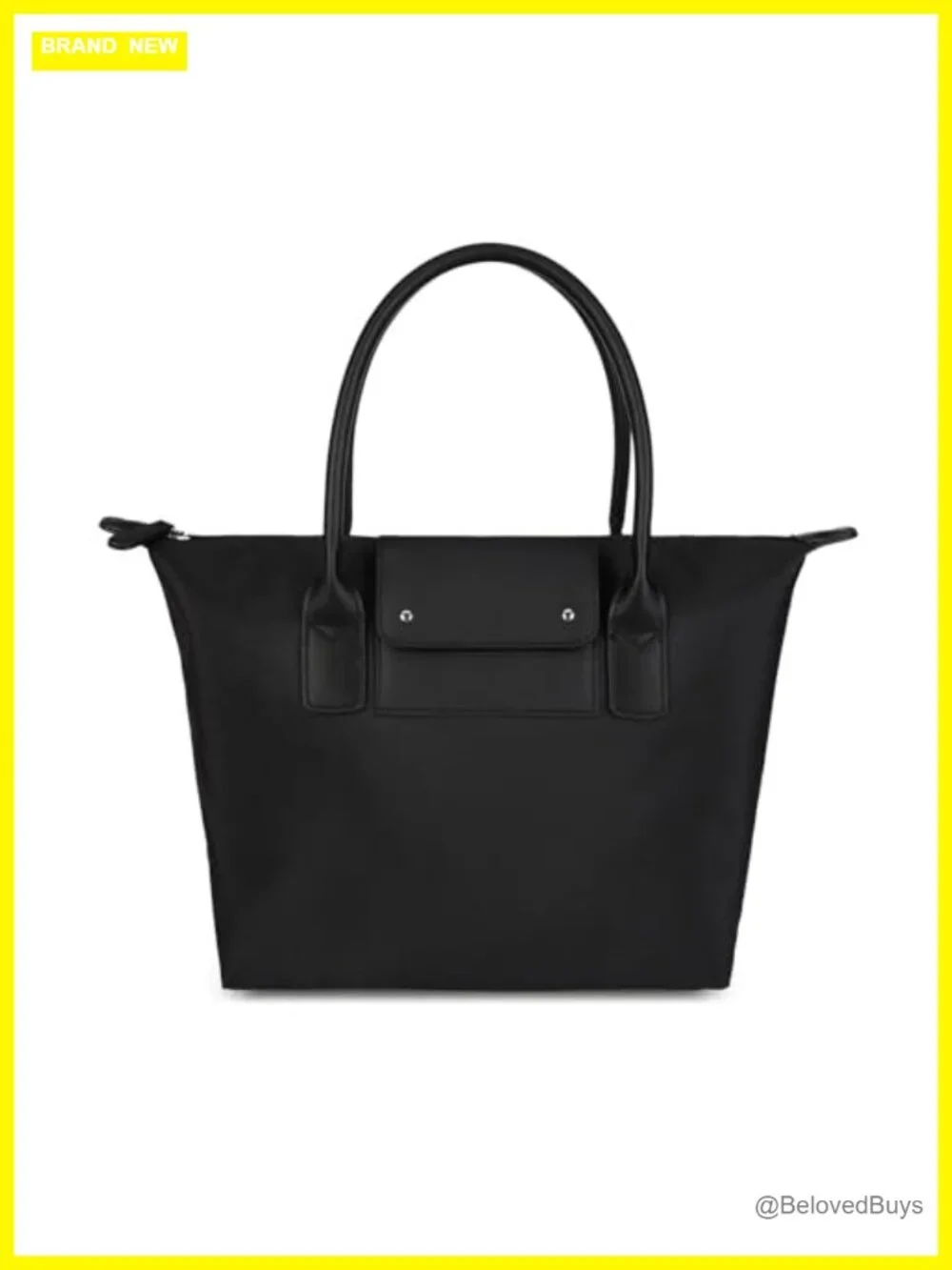 Medium Work Tote Bag Lightweight Nylon Travel Purse with Pockets